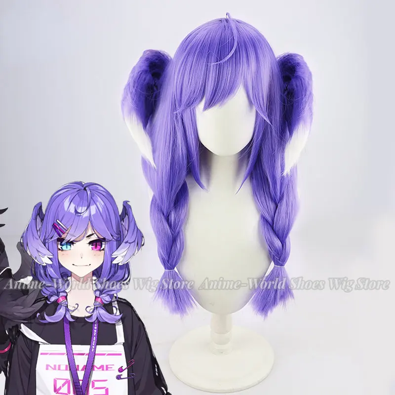 Prop En Cosplay - Vtuber Selen Tatsuki Cosplay Pruik NIJISANJI