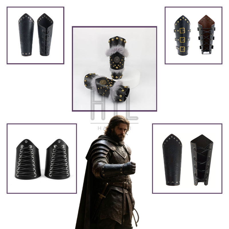 Cosplay Prop - Middeleeuwse Steampunk Retro meerlaagse PU lederen
