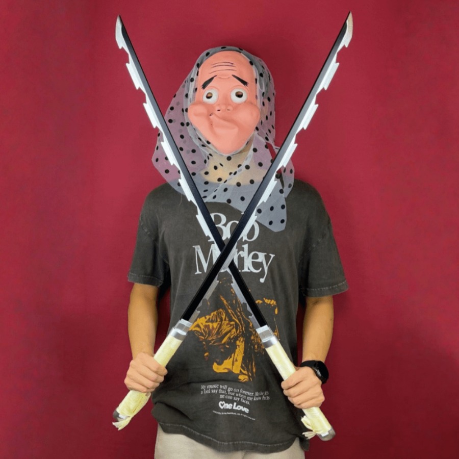 Cosplay Prop Dagger - 40 inch Demon Slayer Inosuke Katana