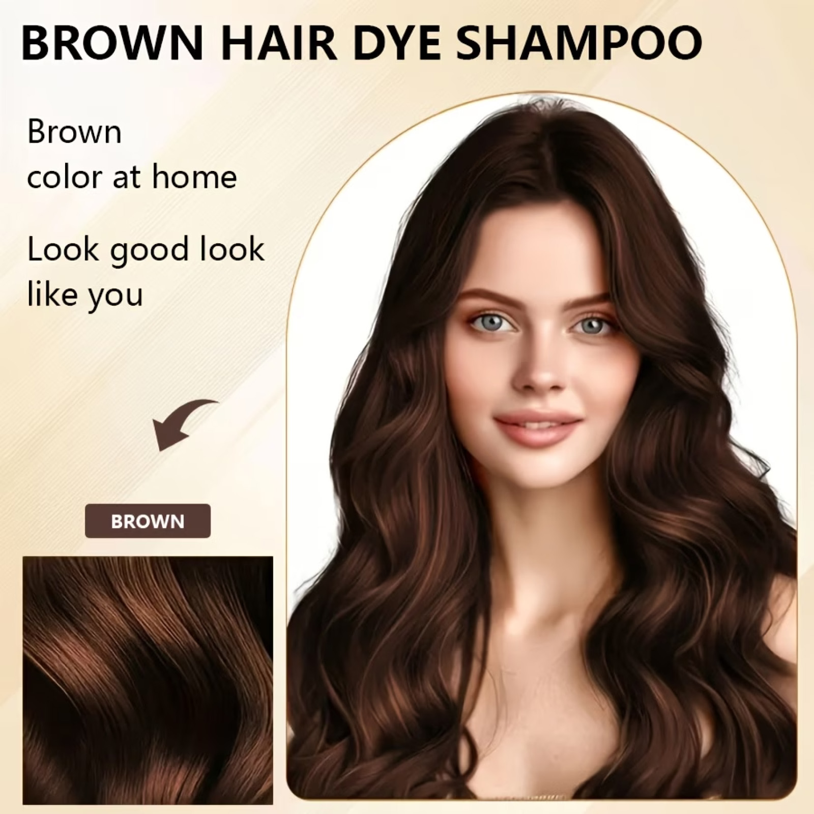 Bruine Haarverf Shampoo 100ml  - Hair Spray Color recensie en prijs