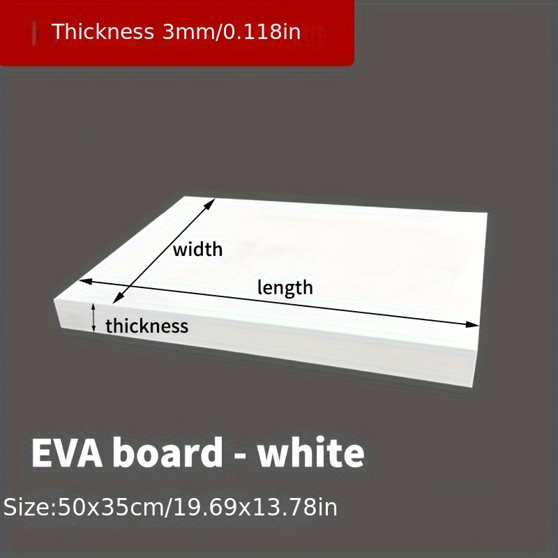 EVA-schuimplaat 14x19 inch, 3m - Cosplay Prop Foam Board recensie en prijs