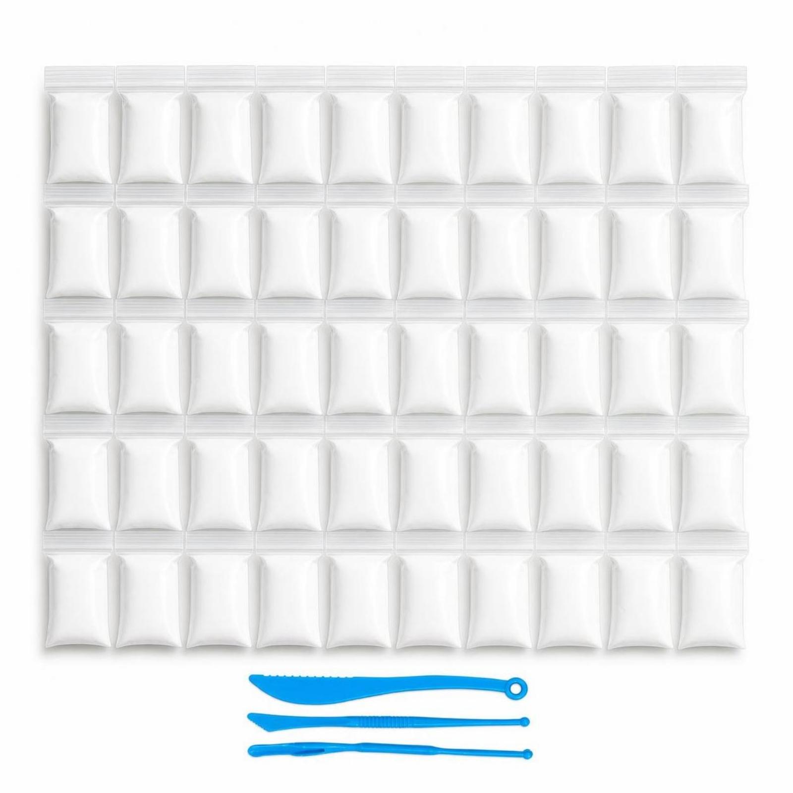 50 stuks witte schuimmodelleri - Foam Clay Sculpt recensie en prijs
